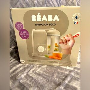 BEABA Babycook Solo 4 in‎ 1 Baby Food Maker, Baby Food Processor, Steam Cook,